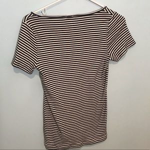 J. Crew Tops - (4/$15)Jcrew black and white striped T-shirt! J. Crew Tops - (4/$15)Jcrew black and white striped T-shirt!